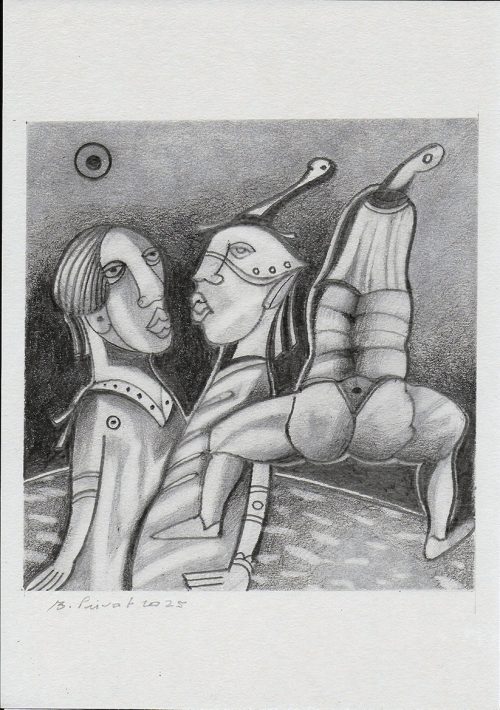 album dessin 1, Dessin sur papier, A4 - 2025