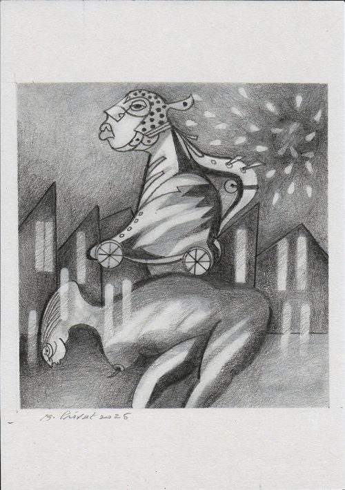 album dessin 5, Dessin sur papier, A4 - 2025