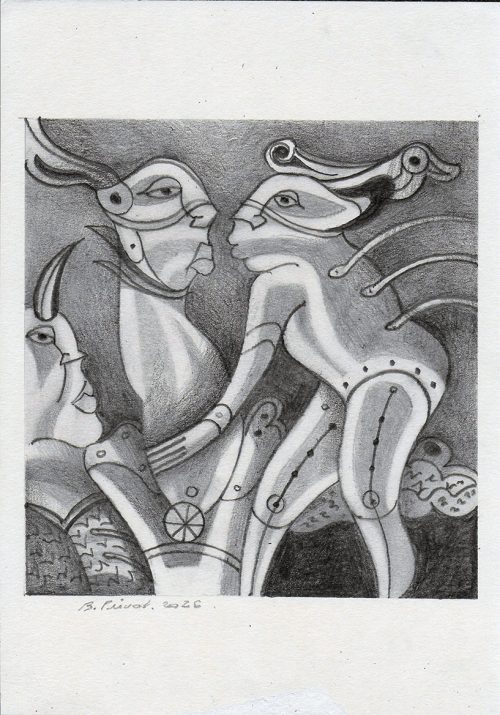 graphite 4, Dessin sur papier, A4 - 2025